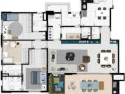Apartamento à Venda Jardim das Perdizes 3 Quartos e 2 Vagas