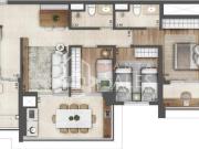 Apartamento à venda no Brás, São Paulo SP: 2 quartos, 1...