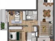 Apartamento à venda no Centro Cívico