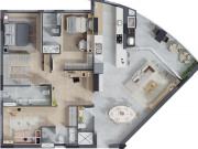 APARTAMENTO Á VENDA NO CRISTO REI COM 2 QUARTOS 2 SUITES...