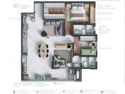 Apartamento à venda no Jardim das Colinas