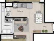 Apartamento à venda no Vila Osasco com 2 quartos