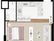 Apartamento à Venda Studio Mobiliado com 1 Vaga no...