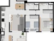 Apartamento Água Verde, 2 Dormitórios com suíte sacada...