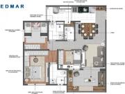 Apartamento Alto Boa vista 3 Dormitórios c/ suíte 2 vagas