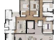 Apartamento alto padrão no centro de Alphaville, 4...
