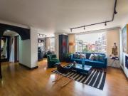 Apartamento Amoblado Arriendo Sta. Barbara, 2H + Est 3B, 1P