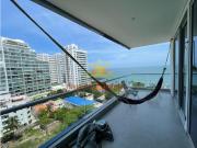 Apartamento amoblado en arriendo, vista al mar, Playa...