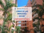 APARTAMENTO AMOBLADO EN VENTA 220 LOMAS DE LAS MERCEDES