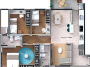 Apartamento Capão da Imbuia 3 Dormitórios 1 Suíte 1 Vaga...