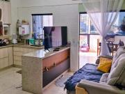 Apartamento Cobertura 1 Quarto, Varanda, 1 Vaga Coberta...