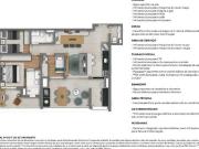 Apartamento com 100 m² 3 dormitórios, com 1 suíte, 2...