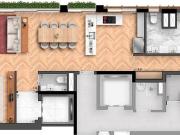 Apartamento com 105 m², com 3 dormitórios, com 2 vagas a...