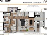 Apartamento com 131,95 m² a venda no Paraiso