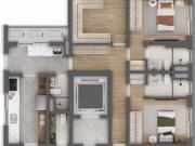 Apartamento com 161 m² e 3 quartos à venda em Indianópolis