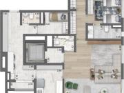 Apartamento com 174 m² 3 quartos 3 suítes 4 banheiros 2...