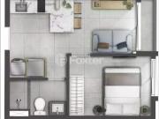 Apartamento com 1 dormitórios em Porto Alegre