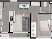 Apartamento com 1 quarto à venda, 34 m² por R$ 360.000...