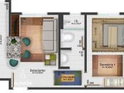 APARTAMENTO COM 1 QUARTO E 1 VAGA DE GARAGEM PRÓXIMO AO...