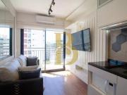 apartamento com 1 suíte+ 1 vaga com 29m² metrô Vila Madalena
