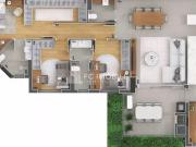 Apartamento com 1 suíte + 2 Demi suítes, à venda no Alto...