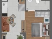 Apartamento com 24 m² e 1 quarto à venda em Vila Olímpia