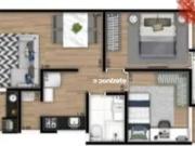 Apartamento com 2 dormitÃ³rios para alugar, 58 mÂ² por...