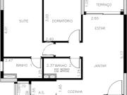 Apartamento com 2 dormitórios à venda, 57 m² por R$...