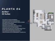 Apartamento com 2 dormitÃ³rios Ã venda, 81 mÂ² por R$...