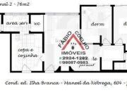 Apartamento com 2 dormitórios, 76 m² venda por R$...