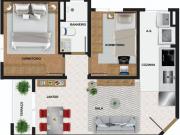 Apartamento com 2 Dormitórios a 300m do Shopping Maia...