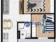Apartamento com 2 dormitórios à venda, 38 m² por R$...