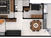 Apartamento com 2 dormitórios à venda, 41 m² por R$...