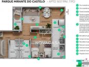 Apartamento com 2 dormitórios à venda, 41 m² por R$...