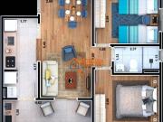 Apartamento com 2 dormitórios à venda, 47 m² por R$...