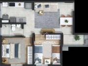 Apartamento com 2 dormitórios à venda, 48 m² por R$...