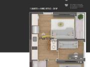 Apartamento com 2 dormitórios à venda, 50 m² por R$...