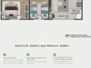 Apartamento com 2 dormitórios à venda, 53 m² por R$...