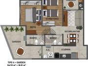 Apartamento com 2 dormitórios à venda, 54 m² por R$...