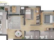 Apartamento à venda, 54 m² por R$ 673.997,00 Portão...