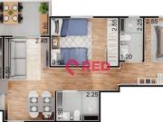 Apartamento com 2 dormitórios à venda, 63 m² por R$...