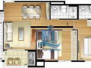 Apartamento com 2 dormitórios à venda, 65 m² por R$...