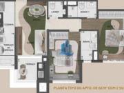 Apartamento com 2 dormitórios à venda, 68 m² por R$...