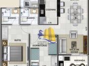 Apartamento com 2 dormitórios à venda, 69 m² por R$...