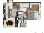 Apartamento com 2 dormitórios à venda, 70 m² por R$...