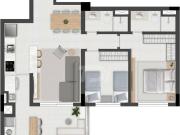 Apartamento com 2 dormitórios à venda, 71 m² por R$...