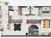 Apartamento com 2 dormitórios à venda, 74 m² por R$...