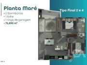 Apartamento com 2 dormitórios à venda, 75 m² por R$...