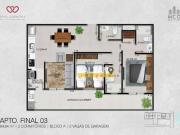 Apartamento com 2 dormitórios à venda, 84 m² por R$...