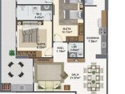 Apartamento com 2 dormitórios à venda, 96 m² por R$...